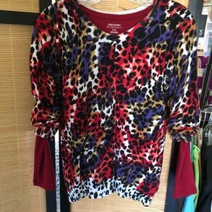 Joseph A. Jewel toned  light weight cardigan